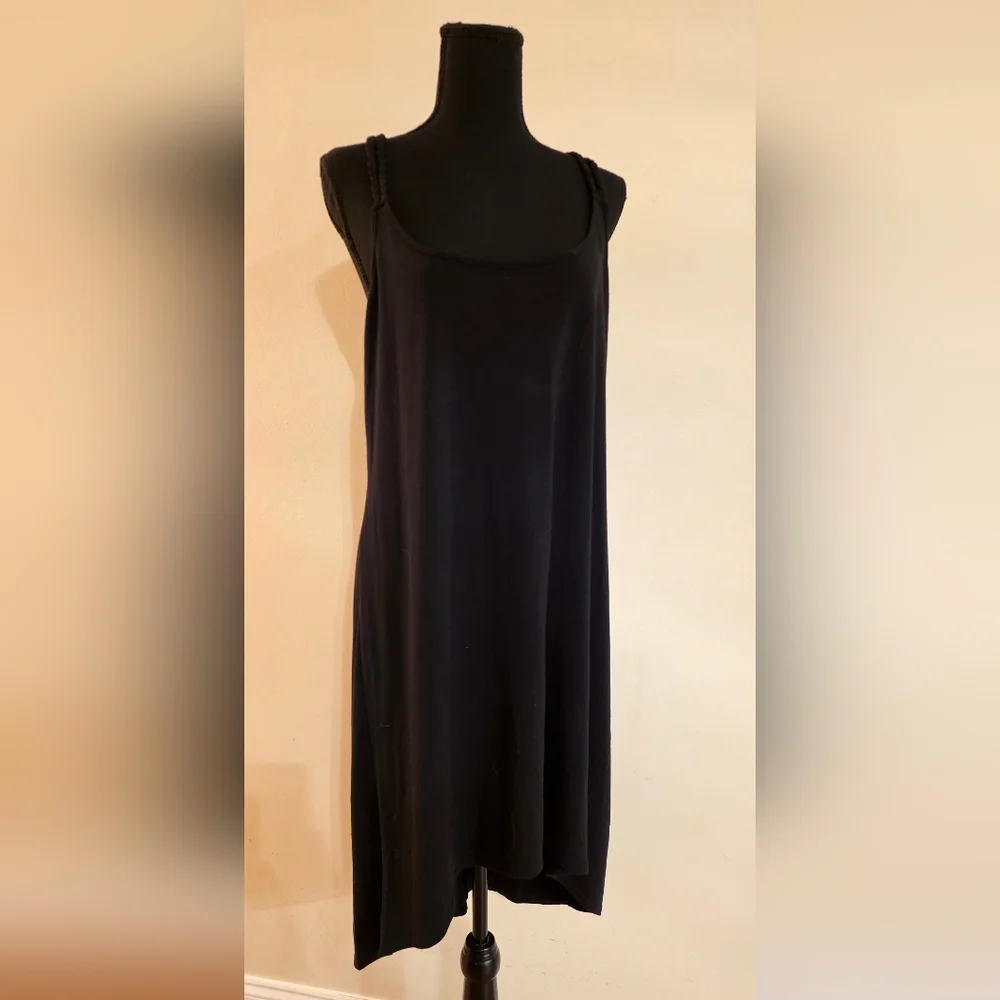 no boundaries black dress | Dresses | No Boundaries Midi Size Xl Women's Buy Anthropologie Black Scallop Size:3XL (34-35 sleeve length) This dress features a
